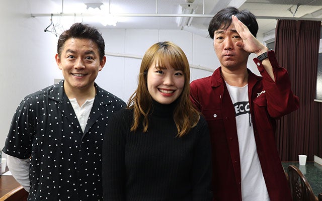 本人と3ショット