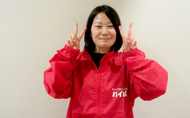 仕事前のワクワクした様子の石渡さん
