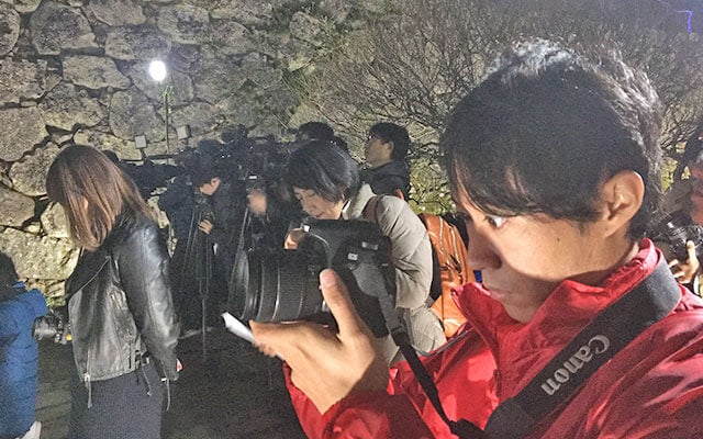 真剣な表情の出口さん