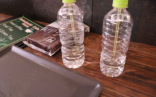 ドリンクの準備
