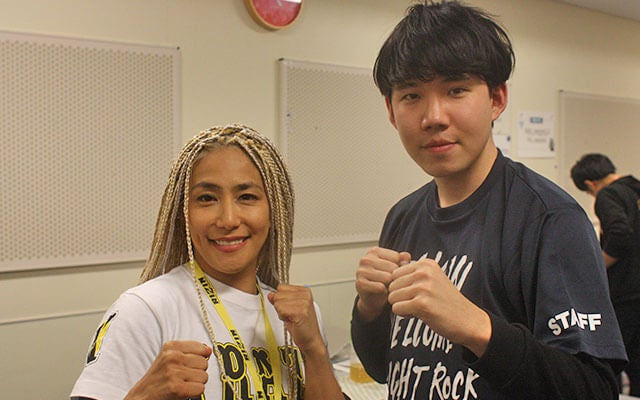 山本美憂選手との記念写真