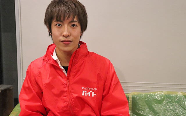 採用者の山口君の写真