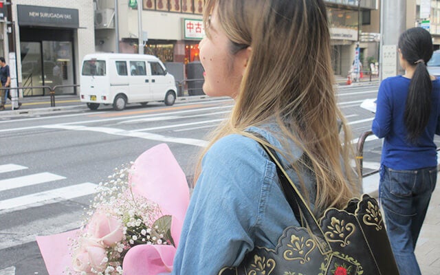 撮影現場へ向かう