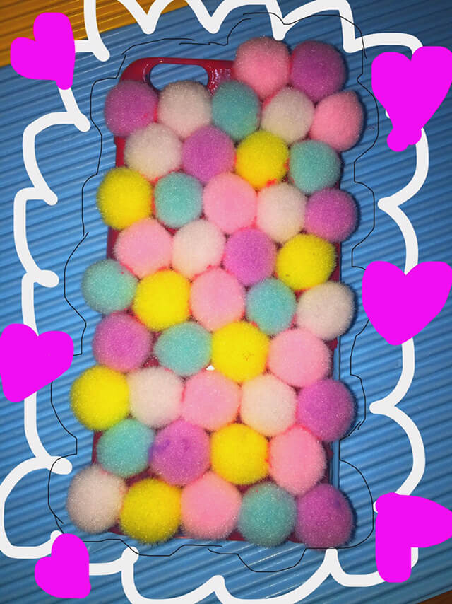 100均の底力！超簡単PONPON iPhoneケース 5