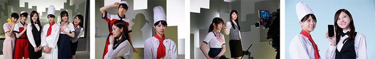 バイトル新CM撮影：「かわいい制服」篇