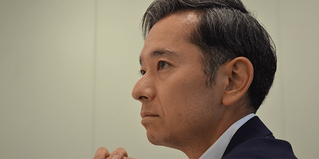 インタビュー風景