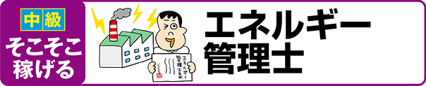 【中級 そこそこ稼げる】エネルギー管理士