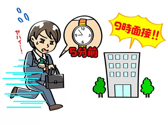 バイト面接の到着時間は5~10分前を意識しよう