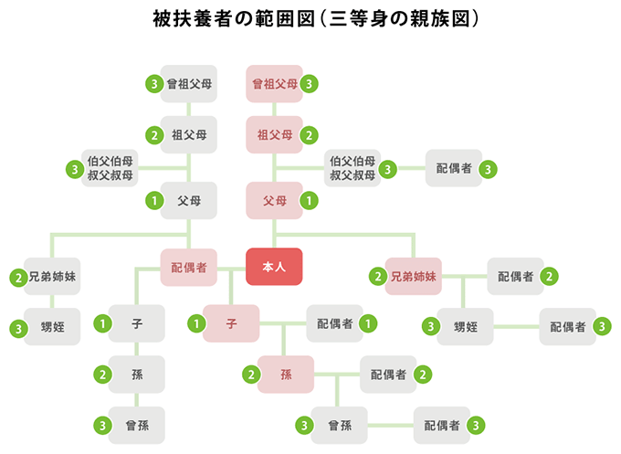 健康保険上の対象範囲