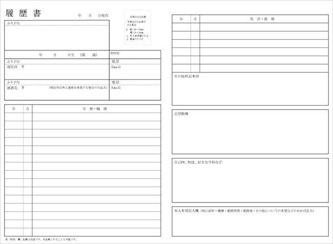 その他 短期アルバイト 履歴書 アルバイトまとめるとき 安い