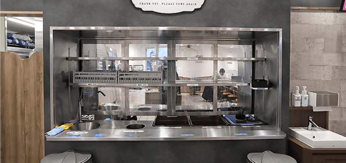 食器返却口のイメージ