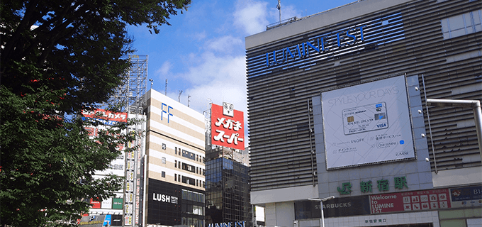 【施設】ルミネエスト新宿|若年層向けの店舗が多い商業施設