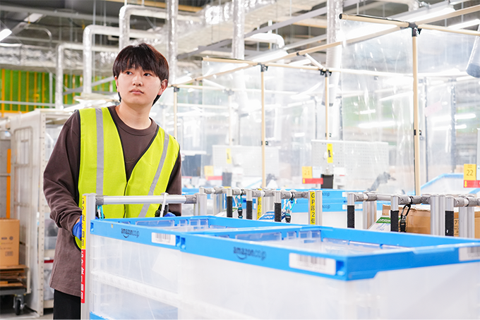 川崎フルフィルメントセンター勤務 Gさん(2023年8月入社)の写真