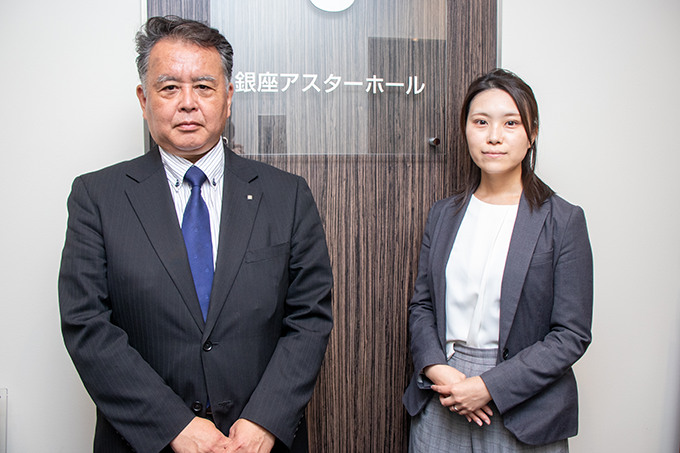 インタビューを受けてくださった内田 達也 氏と齋木 千珠子 氏