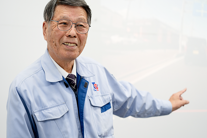 テクノスマイルで研修講師として働く越本さん