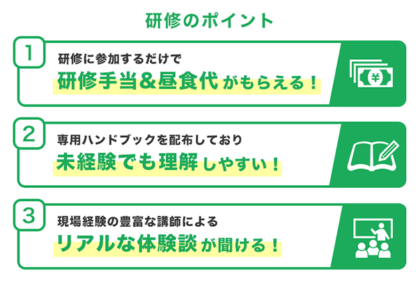 グリーン警備保障の研修のポイント