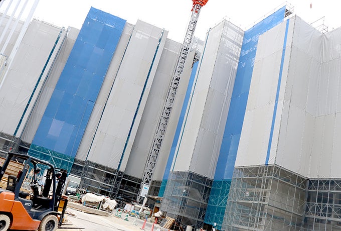 マグナムメイドサービスが担当している現場のひとつ