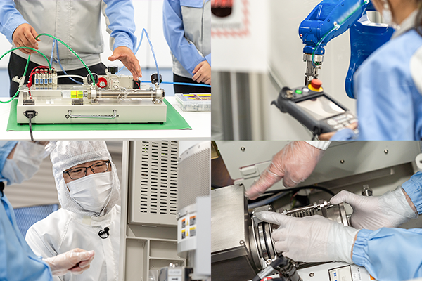 実技研修の様子