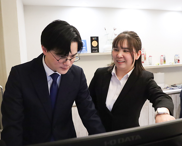 研修を受ける様子