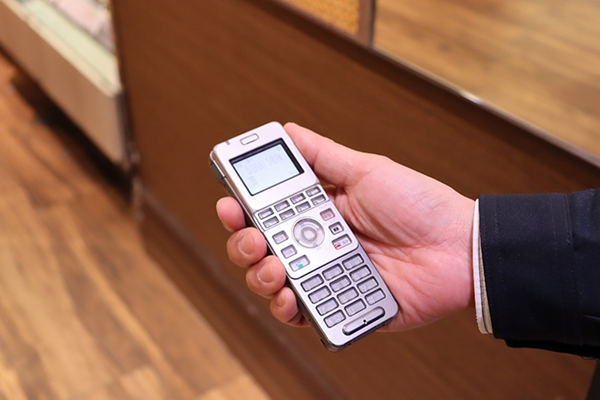 困ったとき社員さんにすぐ確認できる内線