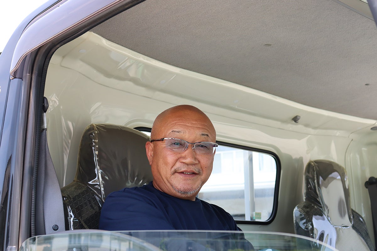 勢いで始めたドライバーの仕事。結果的に、性に合っていた