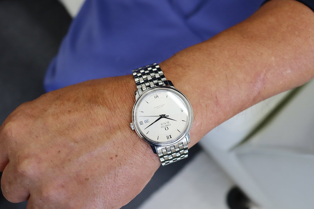 永年勤続でもらった、自慢の腕時計